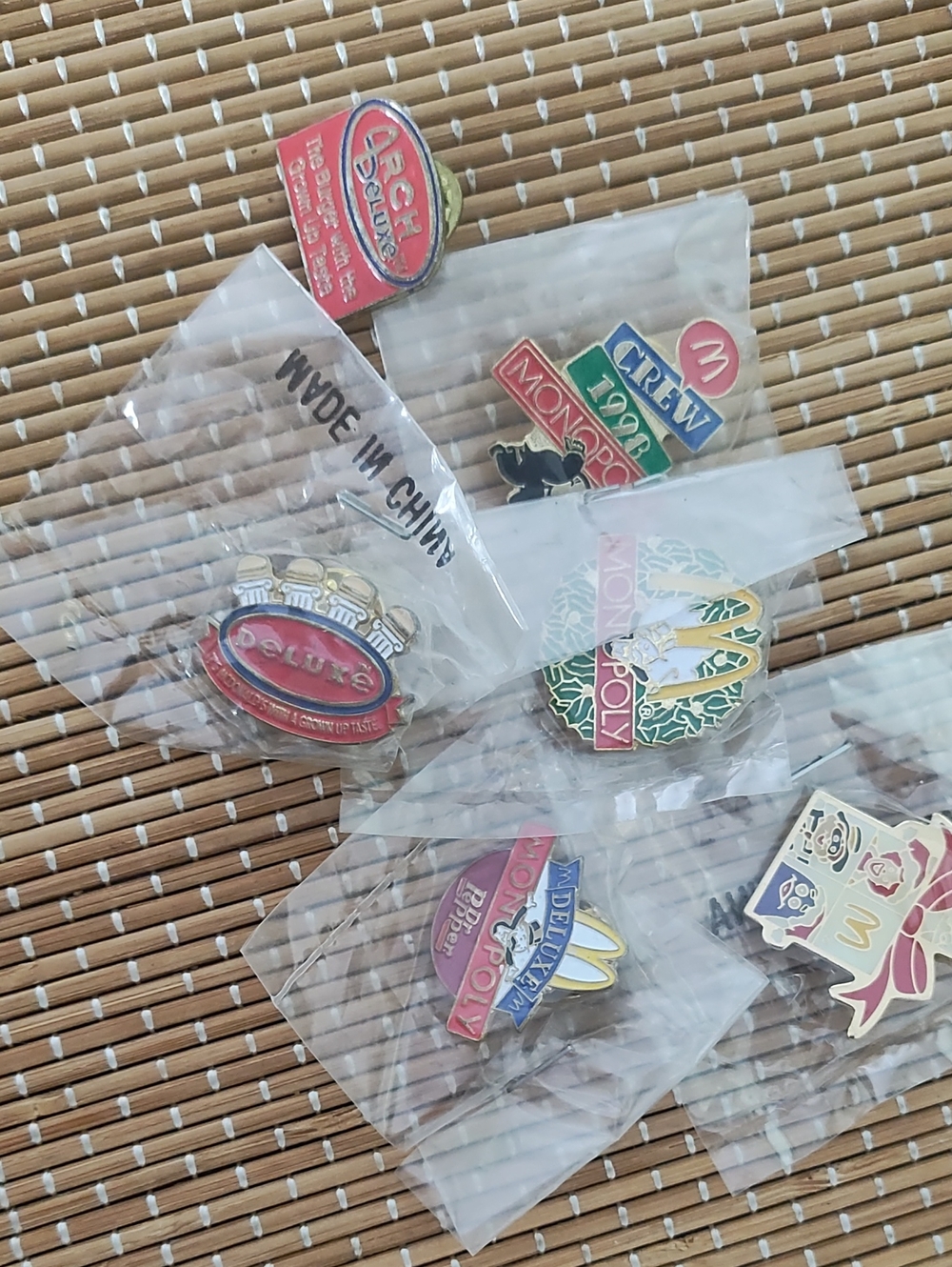 McDonald's Enamel Pin Lot -Bundle